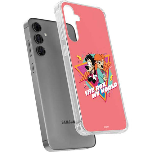 Disney She Rox My World Galaxy S24 Plus Clear Case